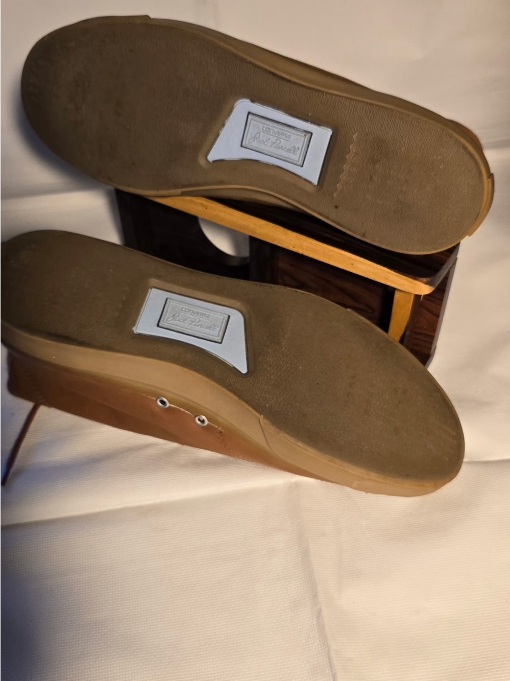 Jack Purcell Converse Men’s Tan/Brown High-Top Leather Boots - Picture 4 of 7